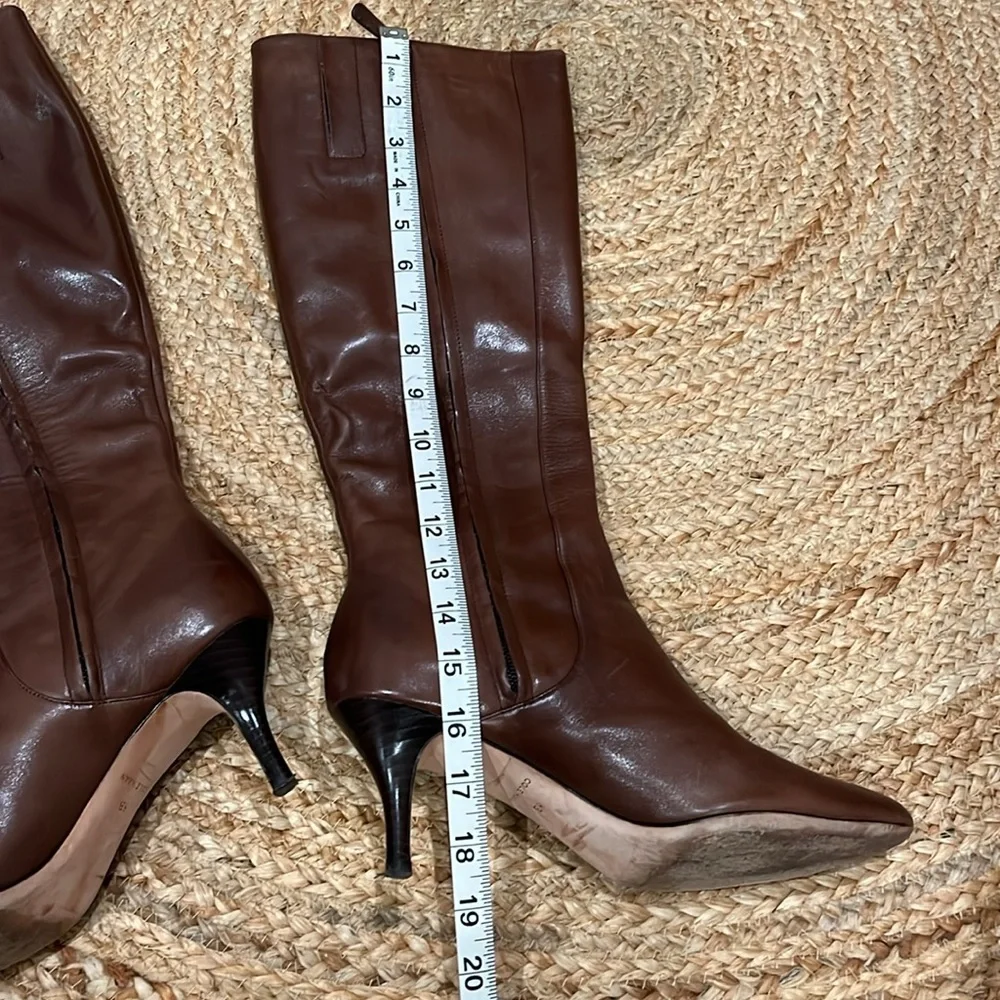 Cole Haan Grand OS tall brown caramel boots - Picture 12 of 13